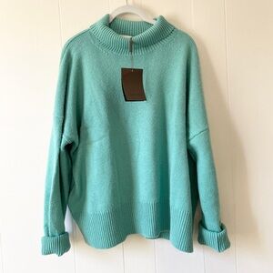 NWT Gentle Herd Camel Hair Wool Blend Turtleneck Sweater